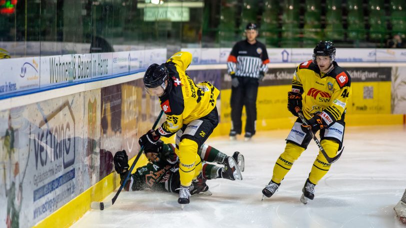 Herner EV gegen Krefelder EV am 10.1.2021, Endstand 3:1.