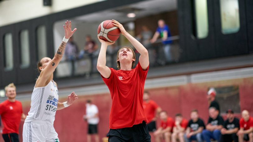 HTC Basketballerinnen spielen gegen die HEV Miners ein lockeres Basketballspiel am Mittwoch (8.9.2021). Die Basketballerinnen gewannen 39:33.