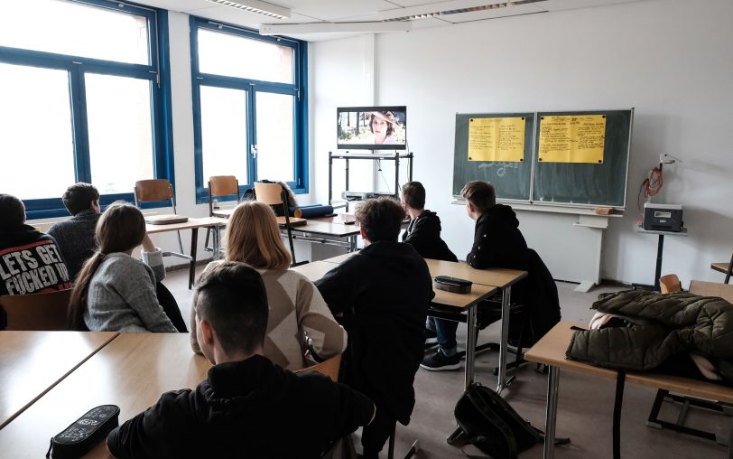 Beim Tag der offenen Tür 2018 in der Gesamtschule Wanne.
