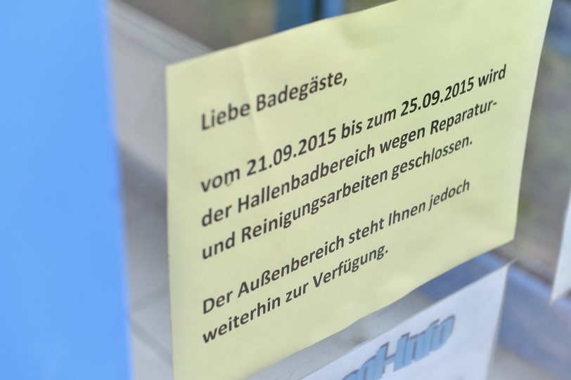 Hausputz im Südpool.
