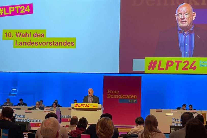 Thomas Nückel wurde im April 2024 in den FDP-Landesvorstand wiedergewählt.
