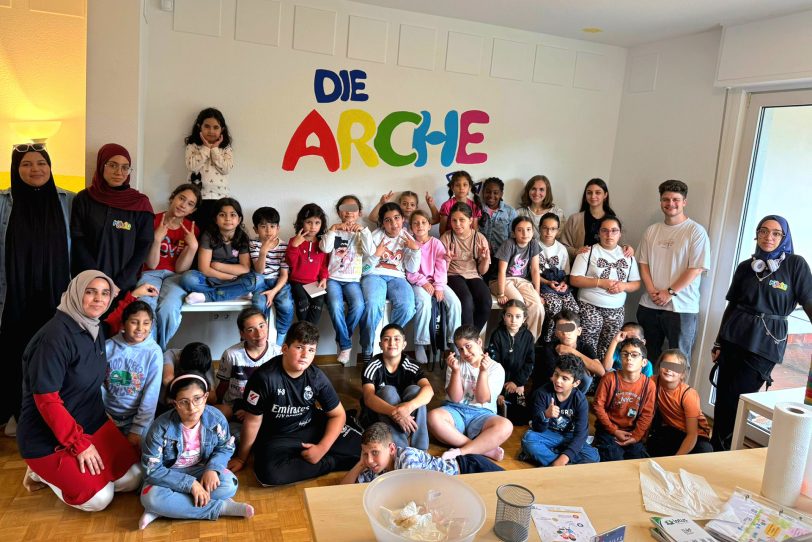 Fit in Deutsch – Lotus Bildungszentrum und GfS boten in der Einrichtung Die Arche dieses Projekt im Juli 2025 für Kinder an.
