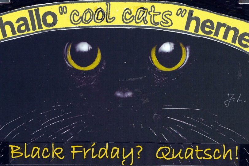 Die coolcats zum Black Friday.