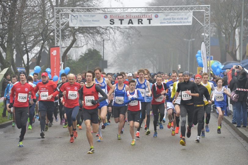 38. Herner Silvesterlauf am 31.12.2014 im Gysenberg.