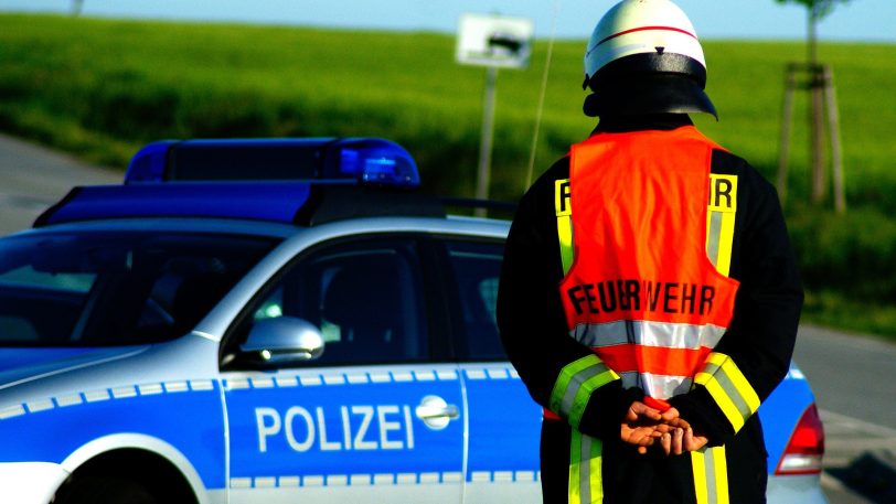 Die Feuerwehr und die Polizei hatten am Sonntag (14.2.2021) viel zu tun.