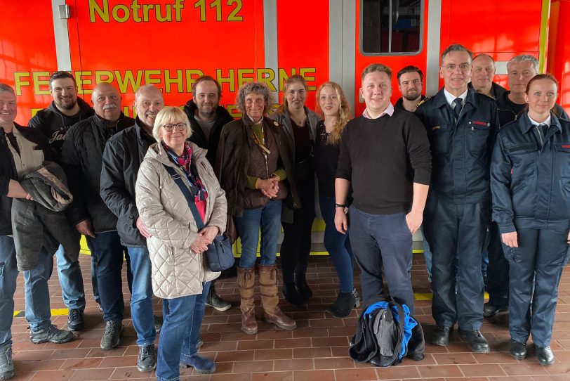 Die JU Herne und die CDU Herne-Mitte besuchten die Feuerwehr Wache 1.