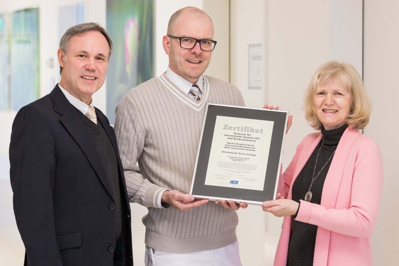 v.l. Jürgen Hensen (ICA), Prof. Dr. Arndt van Ophoven, Bärbel Mündner-Hensen (ICA).