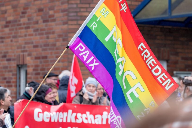 Demo für den Frieden. (Archiv)