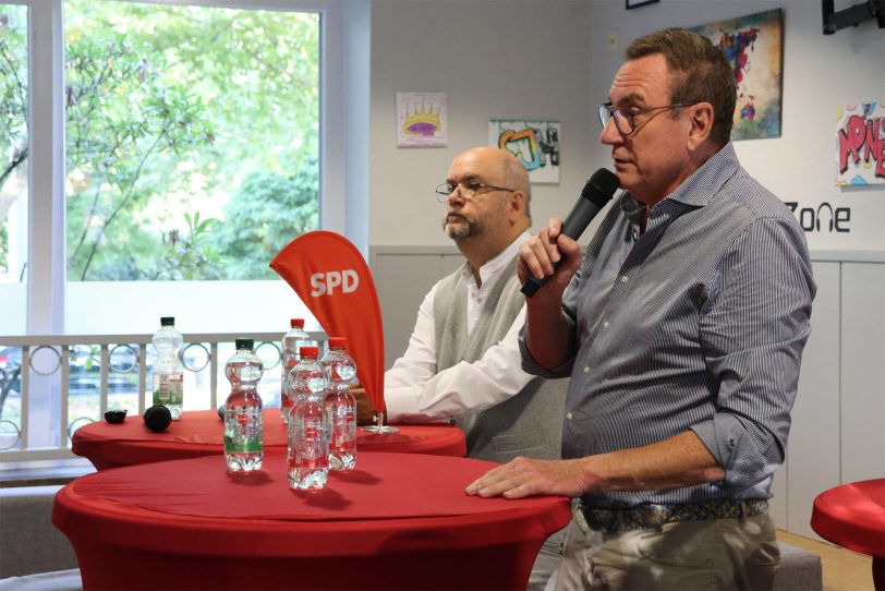 Ulrich Syberg, Vorsitzender des Planungsausschusses: SPD-Veranstaltung zur Entwicklung des Kaiserqaurtiers.