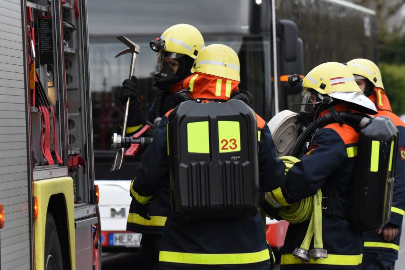 Der Feuerwehreinsatz an der Karlstraße.