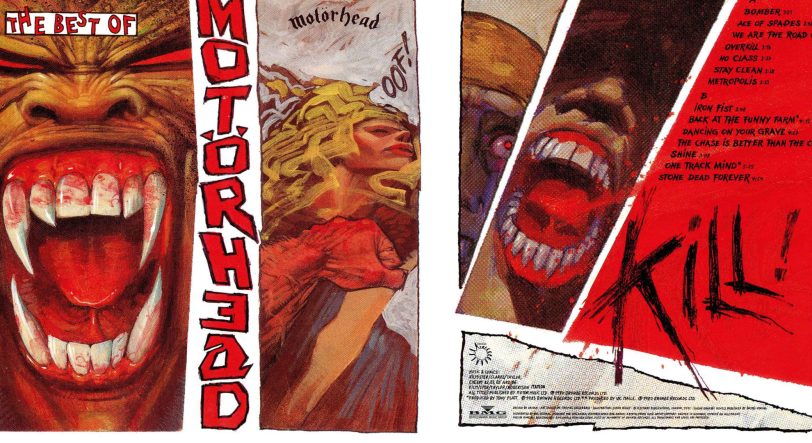 Der Brite Simon Bisley („Lobo“) gestaltete für die LP „The Best of Motörhead“ 1991 das Cover.