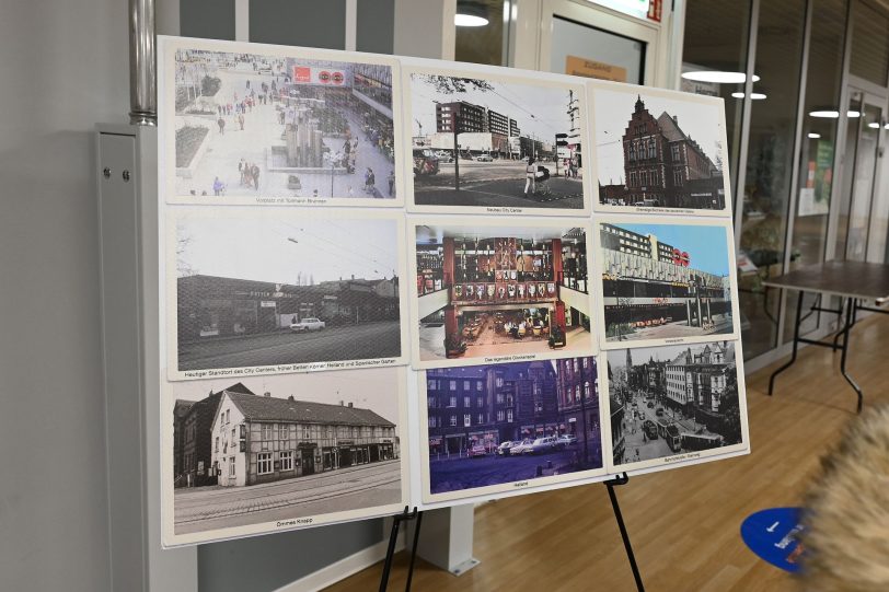 Ausstellung des Historischen Vereins Herne / Wanne-Eickel bei der Jubiläumsfeier des City Centers.