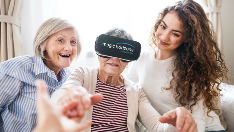 Um die Förderung Demenzerkrankter durch Simulation geht es auch beim Ansatz der Nutzung von „Virtual Reality“-Brillen.
