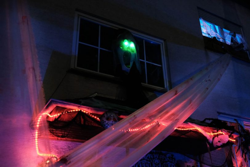 Halloween-Haus an der Dorneburgerstraße.