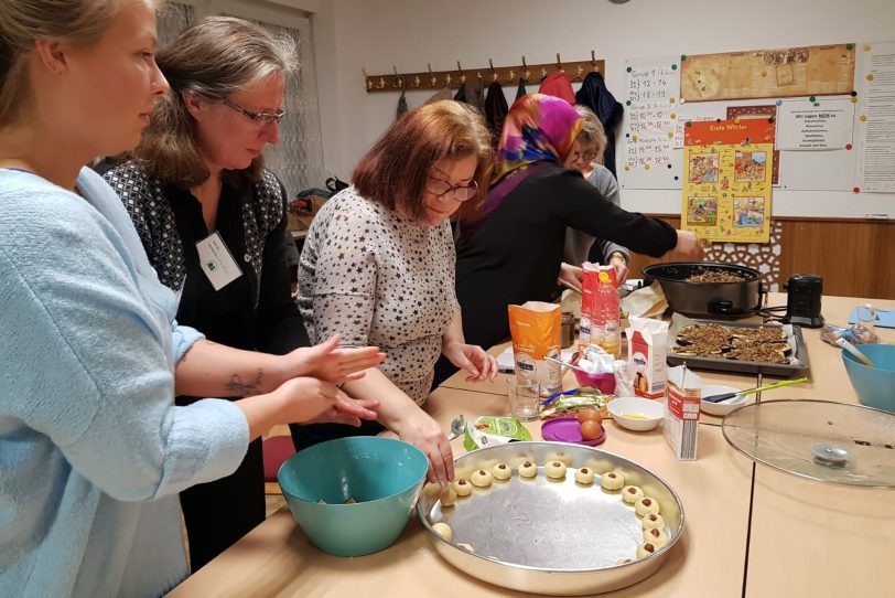 Kochkursus in der Islamischen Gemeinde.