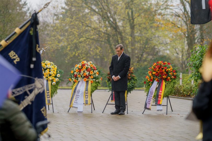 Volkstrauertag, 16. November 2025, Herne gedachte der Kriegsopfer.