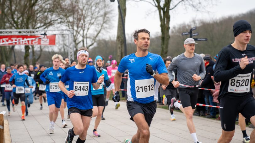 Eindrücke vom 46. Silvesterlauf im Gysenberg am Dienstag (31.12.2024). Mehrere Läufe in verschiedenen Altersklassen standen auf dem Programm.