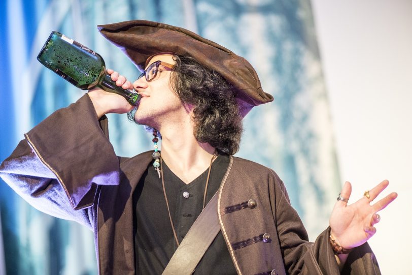 Schüler als Captain Jack Sparrow.