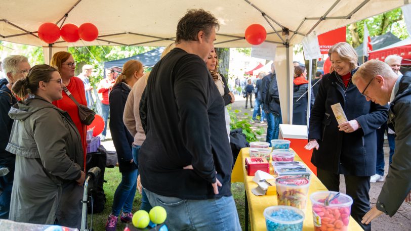 Die Bundesarbeitsministerin Bärbel Bas war der politische Stargast beim SPD-Familienfest am Sonntag (25.5.2025) im Park von Schloss Strünkede.