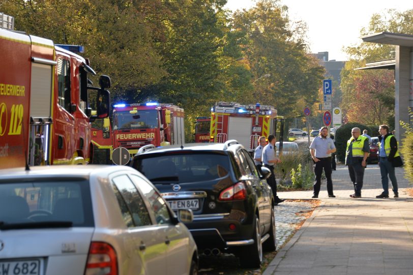 Gefahrenstoff bei der Kellerentrümplung - Hölkeskampring 45 - gefunden.