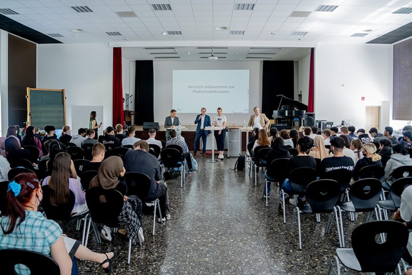 Die Aula der Realschule Strünkede war gut besucht.