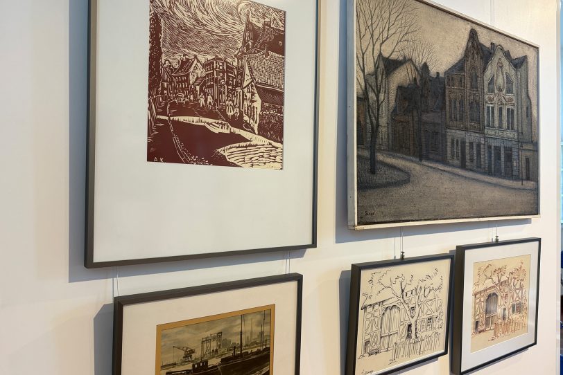 Bilder der Ausstellung Ansichtssache werden gezeigt.