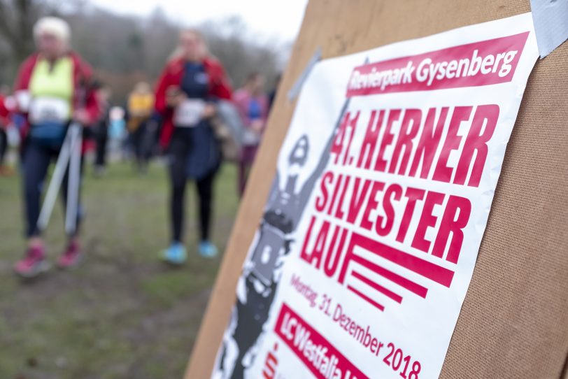 Der 41. Herner Silvesterlauf im Gysenberg.
