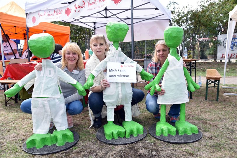 Kananlfest 2018 unter dem Motto - Demokratie leben in Wanne.