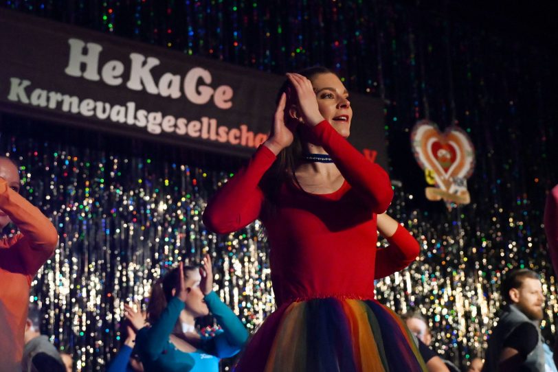 Auftritt der Kölner Rheinveilchen