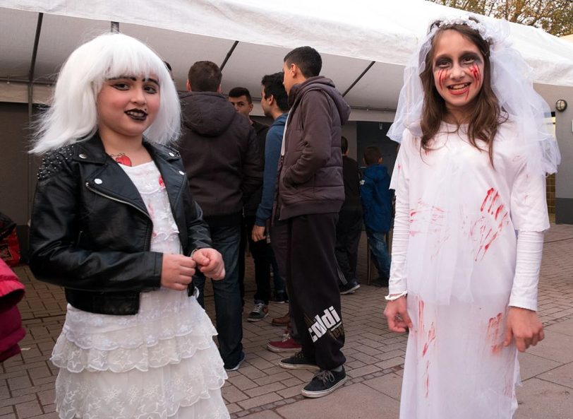 Halloween-Party im Wanner Stadtgarten.