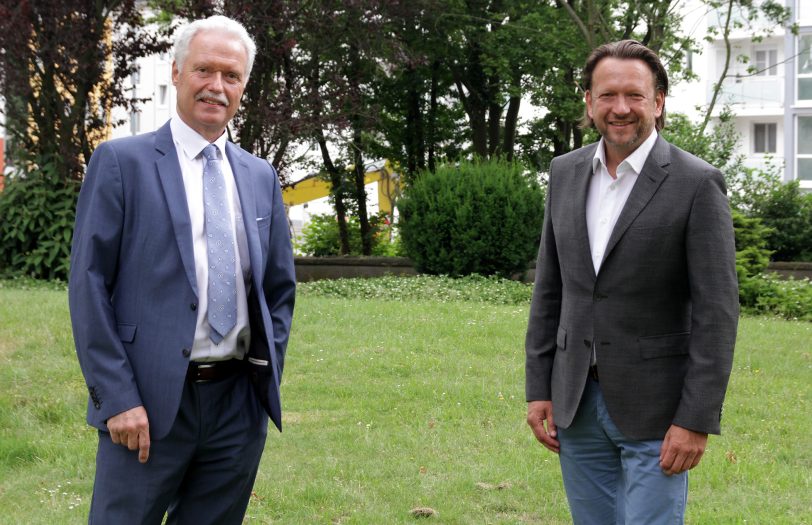 Die Vorstände des Evangelischen Verbundes Ruhr, Heinz-Werner Bitter (l.) und Jens Koch.