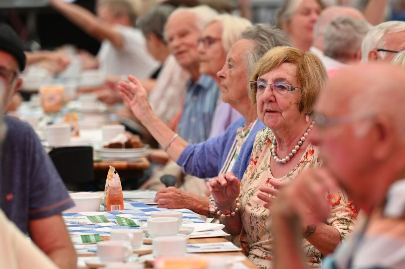 Seniorennachmittag der Verkehrswacht in der Cranger Festhalle.