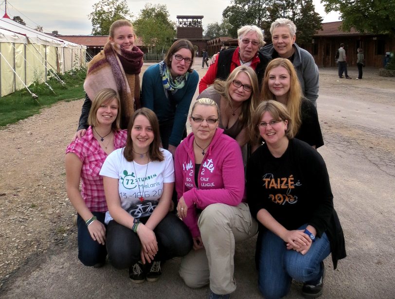 Die Reisegruppe aus dem Dekanat Emschertal in Taizé.