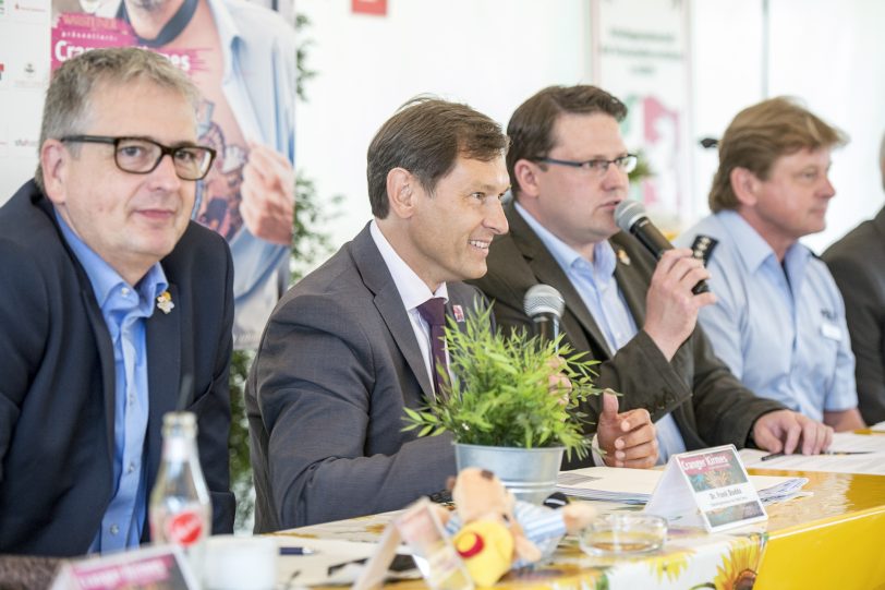 (v.l.) Werner Friedhoff (Ordnungsamt), Dr. Frank Dudda, Timo Krupp und Uwe Hillen