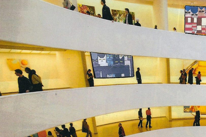 cool cats im Guggenheim Museum New York-City.