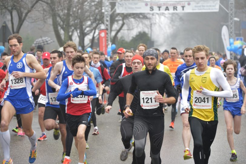 38. Herner Silvesterlauf am 31.12.2014 im Gysenberg.