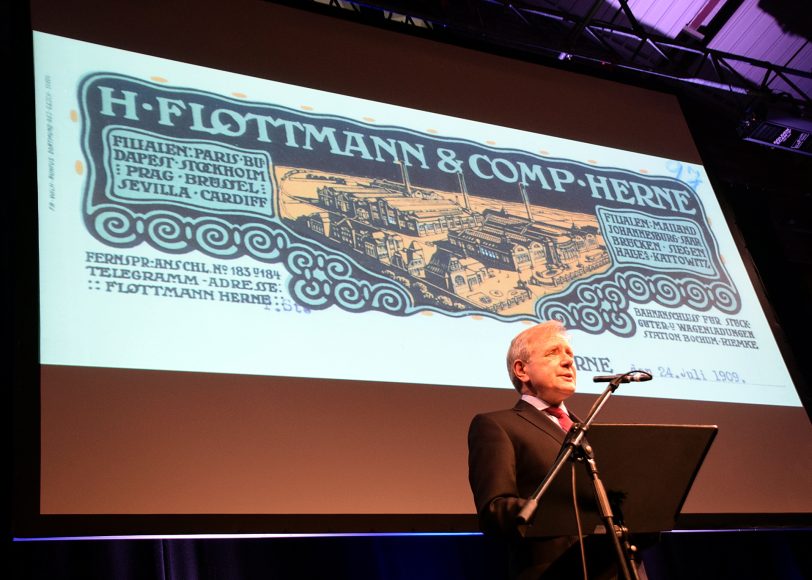 Eröffnung der Flottmann-Ausstellung am 15.1.2015 in den Flottmann-Hallen.