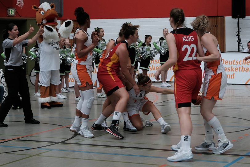 Das Basketball Länderspiel Deutschland Niederlande in der H2K-Arena.