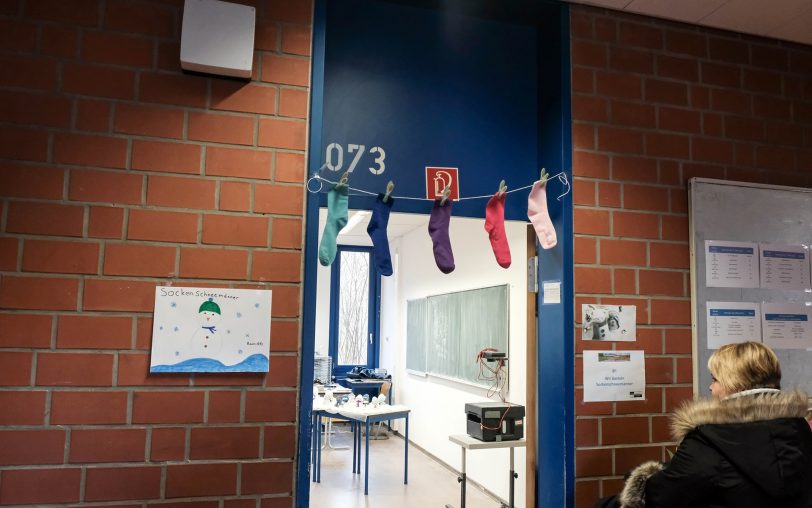 Beim Tag der offenen Tür 2018 in der Gesamtschule Wanne.