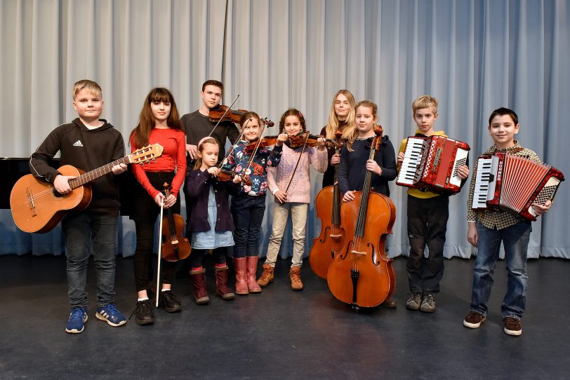 Die jungen Musikanten aus dem Jahr 2019.