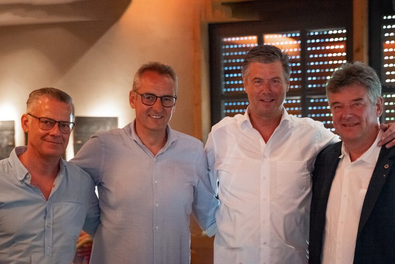 v.l. Dr. Friedrich Dybowski, Thorsten Siller, Andreas Meise, Torsten Biermann.
