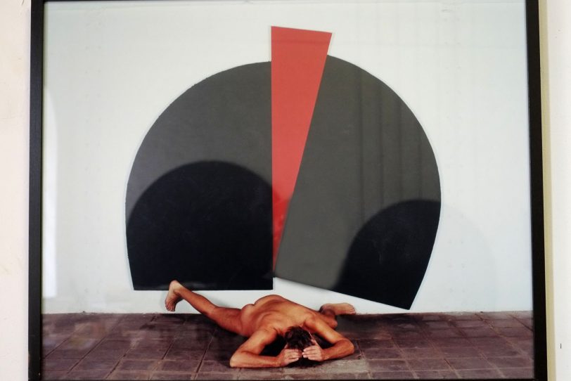 Werk aus der Ausstellung Helmut Bettenhause - innen - außen - unten.