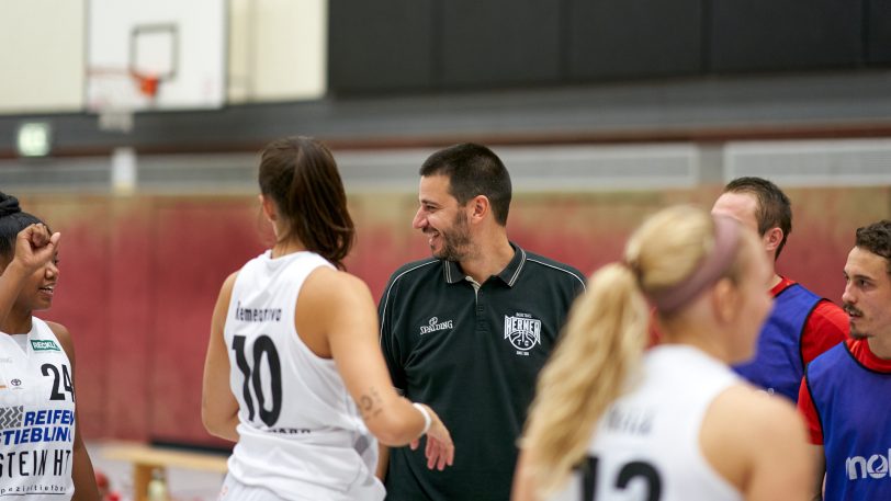 HTC Basketballerinnen spielen gegen die HEV Miners ein lockeres Basketballspiel am Mittwoch (8.9.2021). Die Basketballerinnen gewannen 39:33.