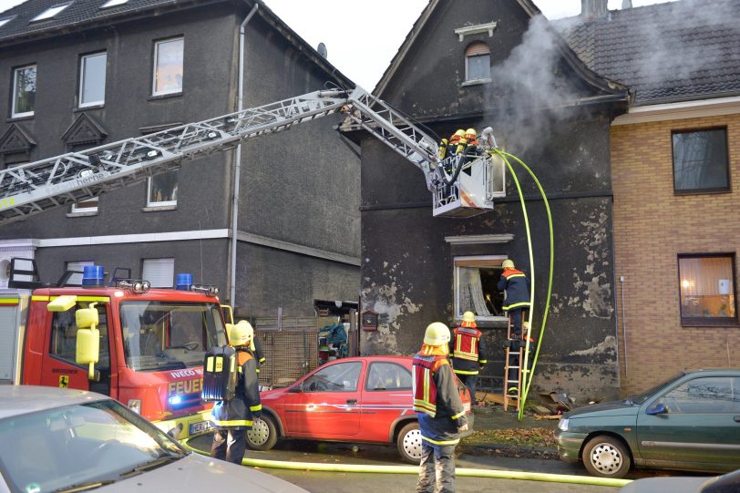 Feuerwehreinsatz an der Bertastraße.