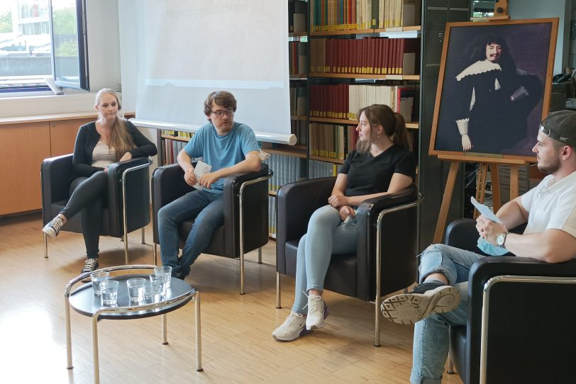v.l.n.r. Bea Grzezinski, Jérôme Grudzinski, Jasmin Kiene und Daniel Jacobs.