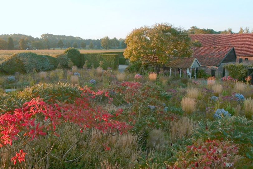 Die Landschaft des niederländischen Gartenkünstlers und Landschaftsarchitekten Piet Oudolf.