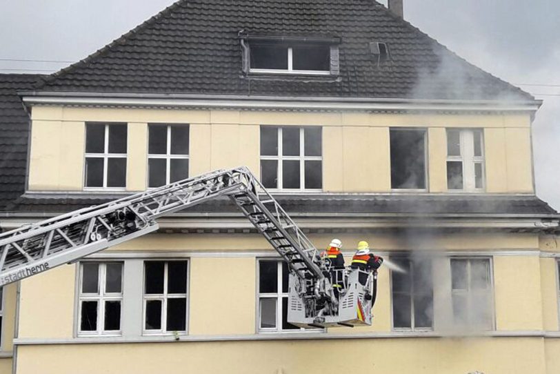 Der Brand im Hauptbahnhof Wanne-Eickel.