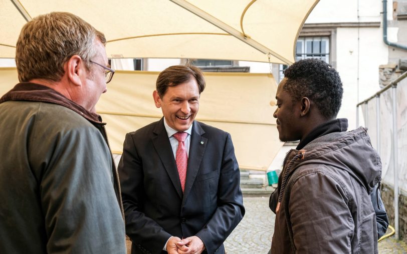 v.l. Oliver Doetzer-Berweger, Frank Dudda, Francis Djiwornu.