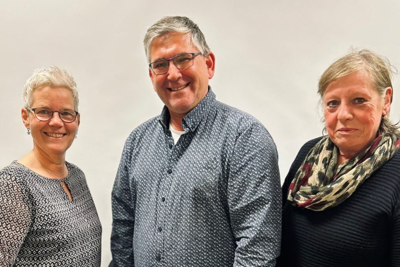 SPD Ortsverein Herne-Horsthausen stellt sich auf für die Kommunalwahl 2025: v.l. Andrea Ellerbrock, Jörg Fromm, Helga Dal Canton.