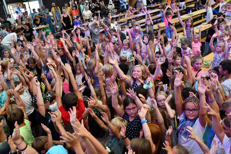 Das Kinder- und Jugendparlament organisierte wieder den Cranger Kindernachmittag 2022.